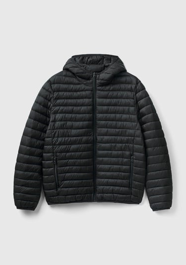  Erkek Siyah Pufa Mont