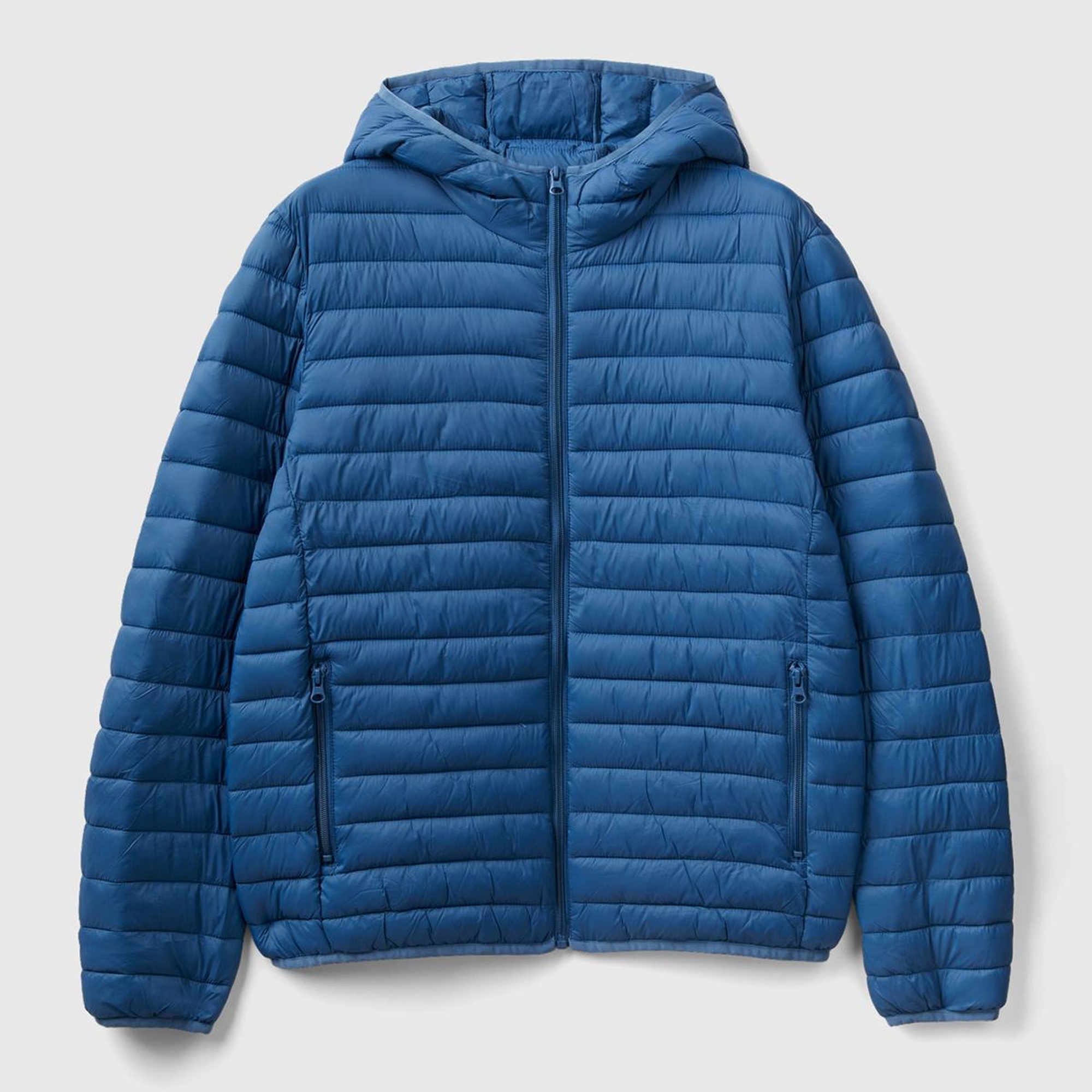 Erkek Mavi Pufa Mont