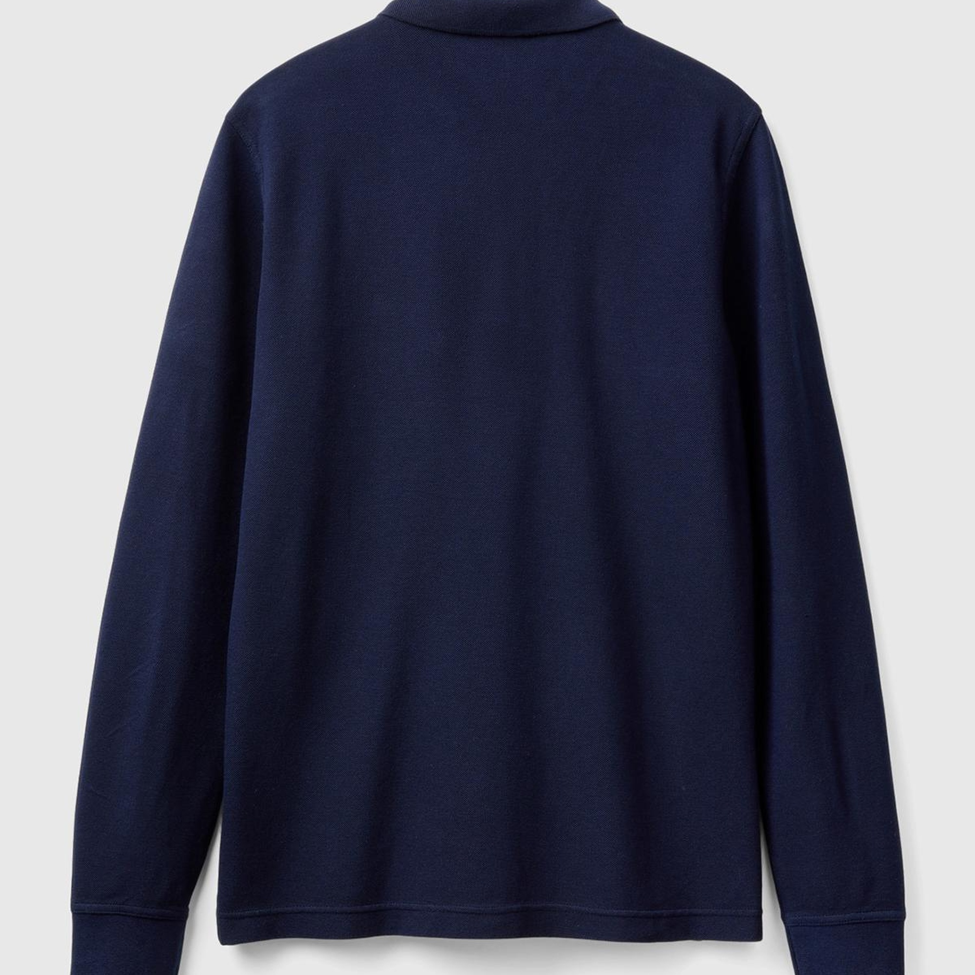 Erkek Lacivert Uzun Kol Polo T-Shirt