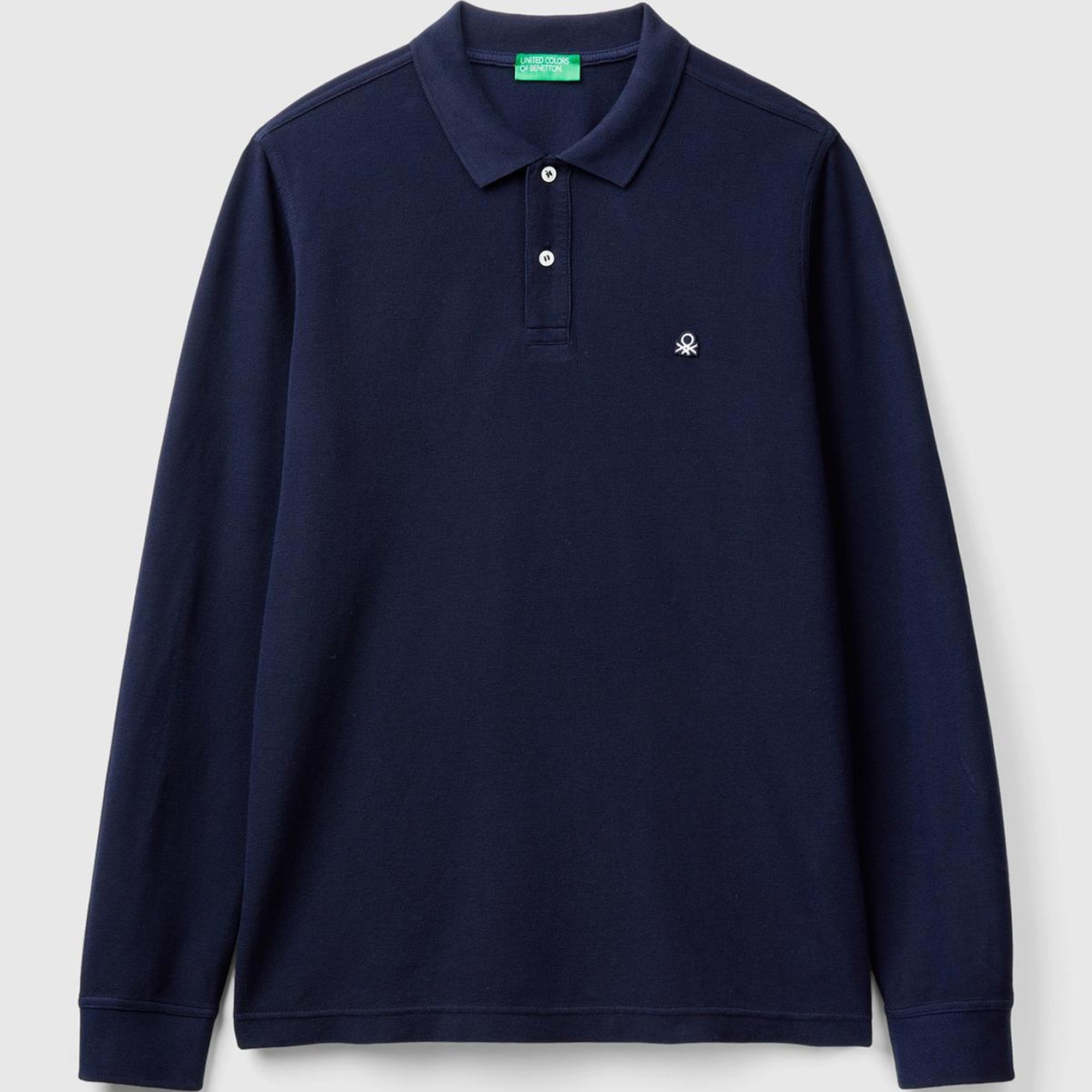 Erkek Lacivert Uzun Kol Polo T-Shirt