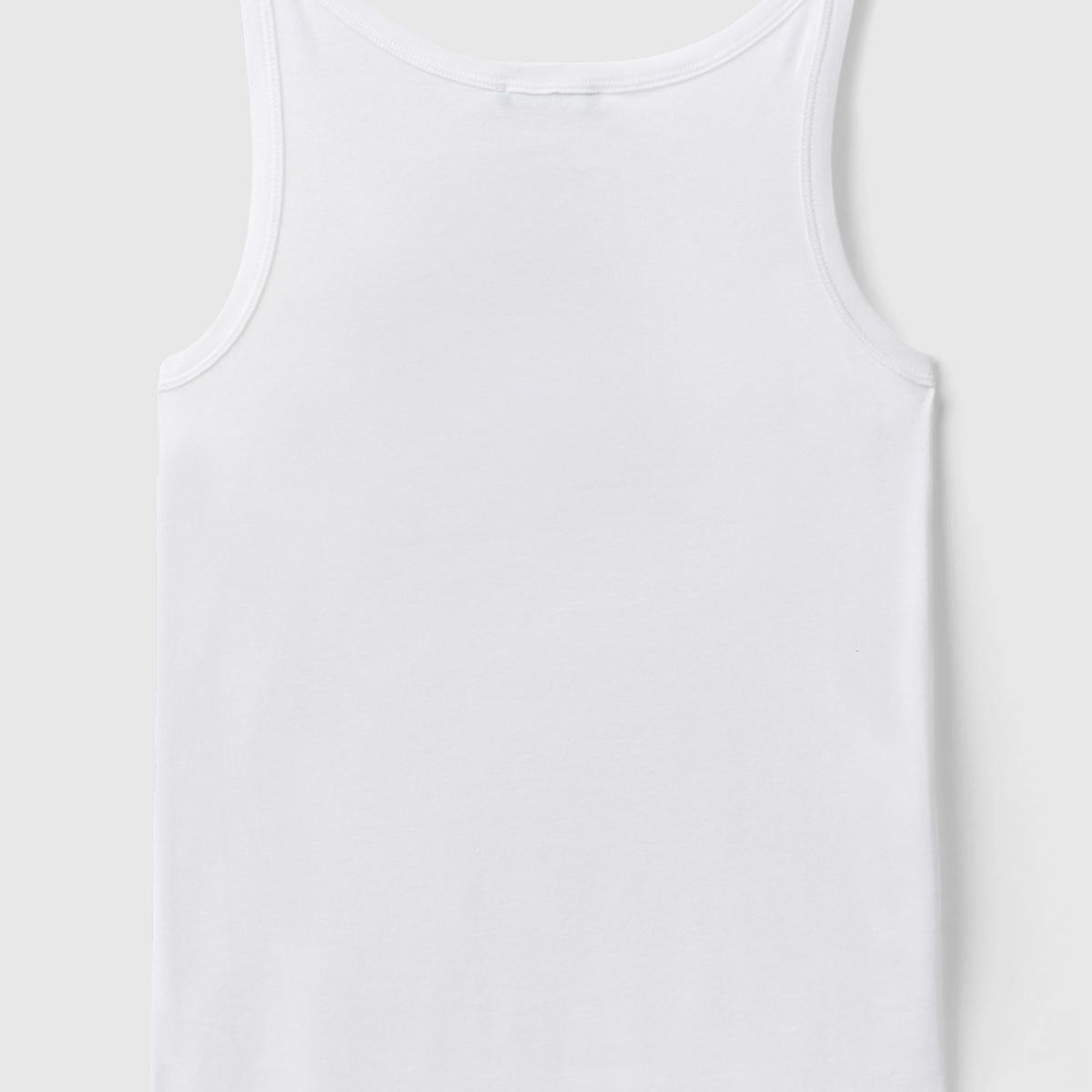 Kadın Beyaz %100 Koton Basic Atlet