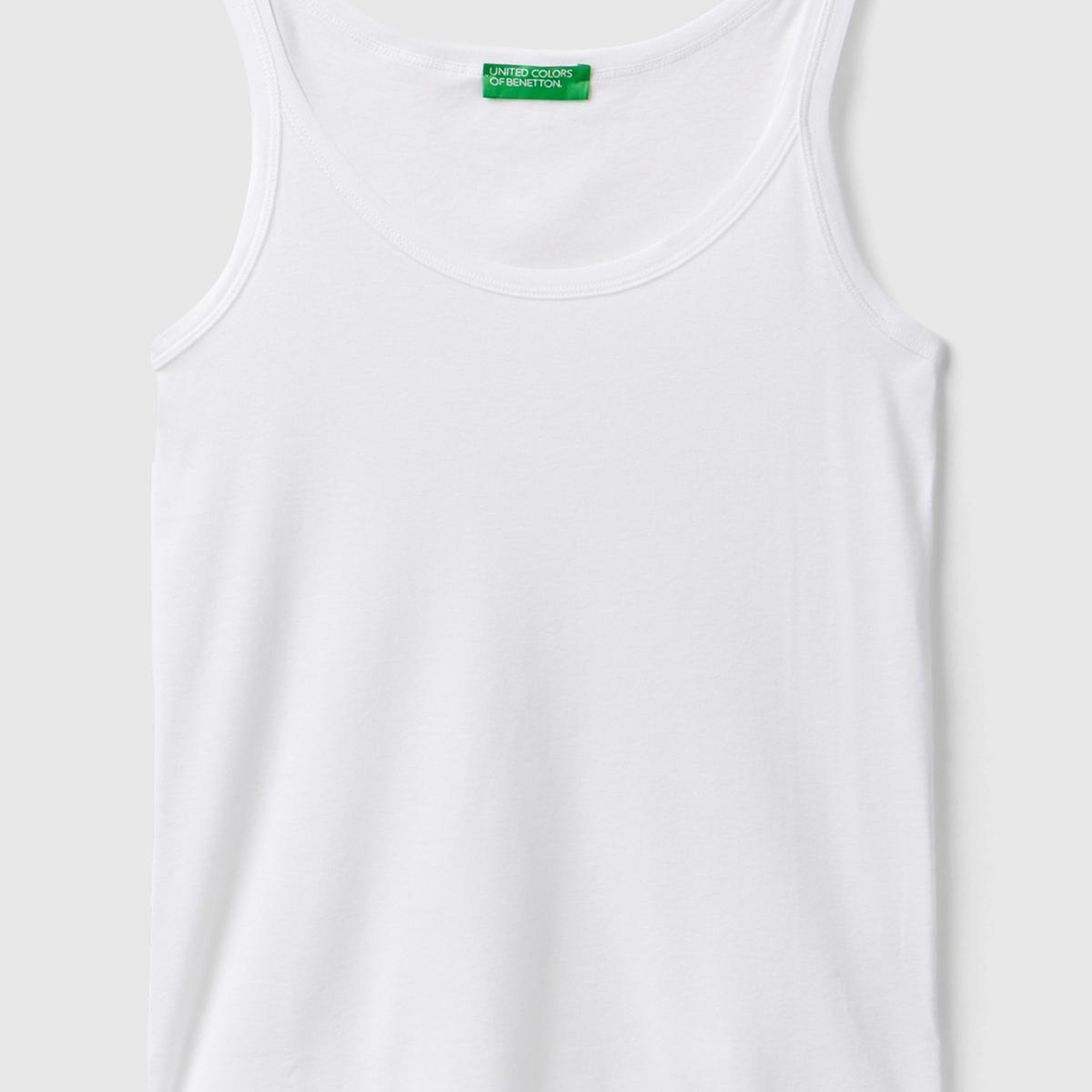 Kadın Beyaz %100 Koton Basic Atlet