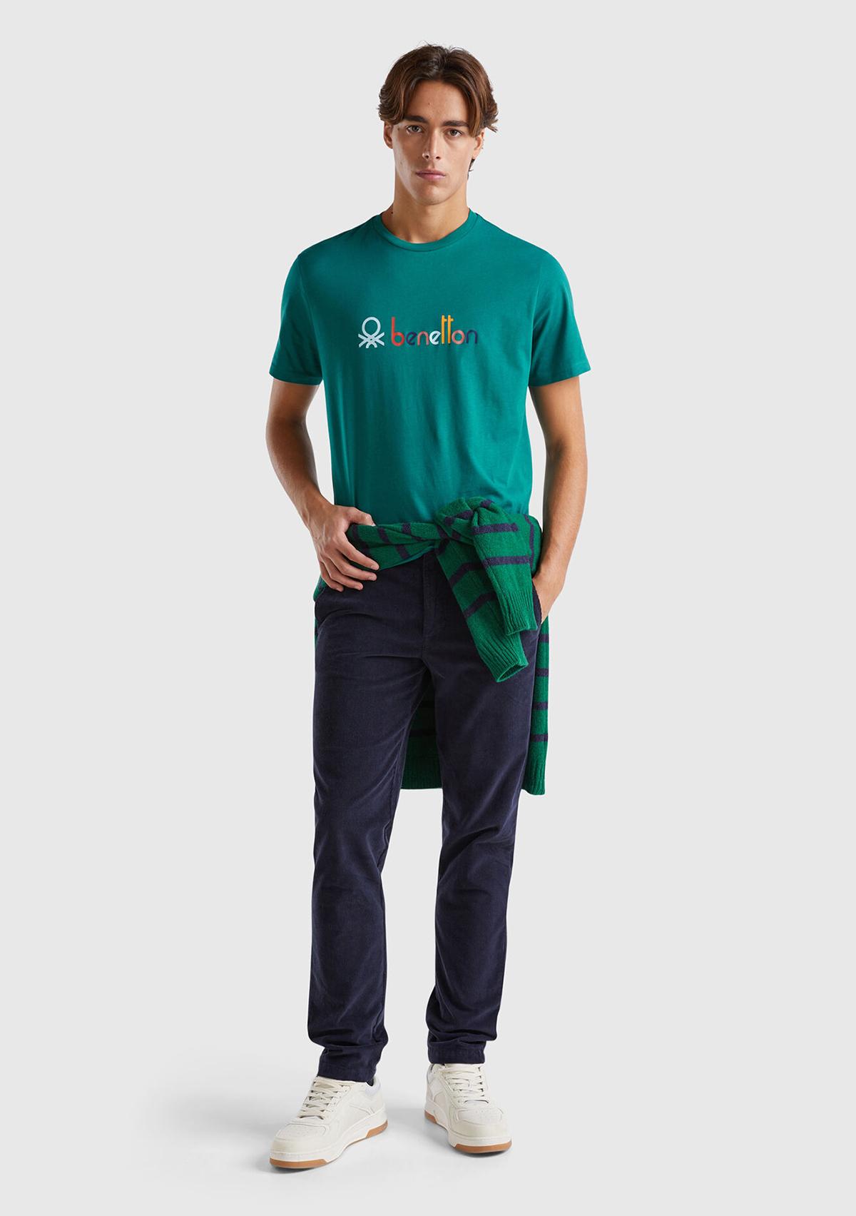  Erkek Lacivert Pamuk Karışımlı Arkası Biyeli Cepli Dar Kesim Kadife Pantolon