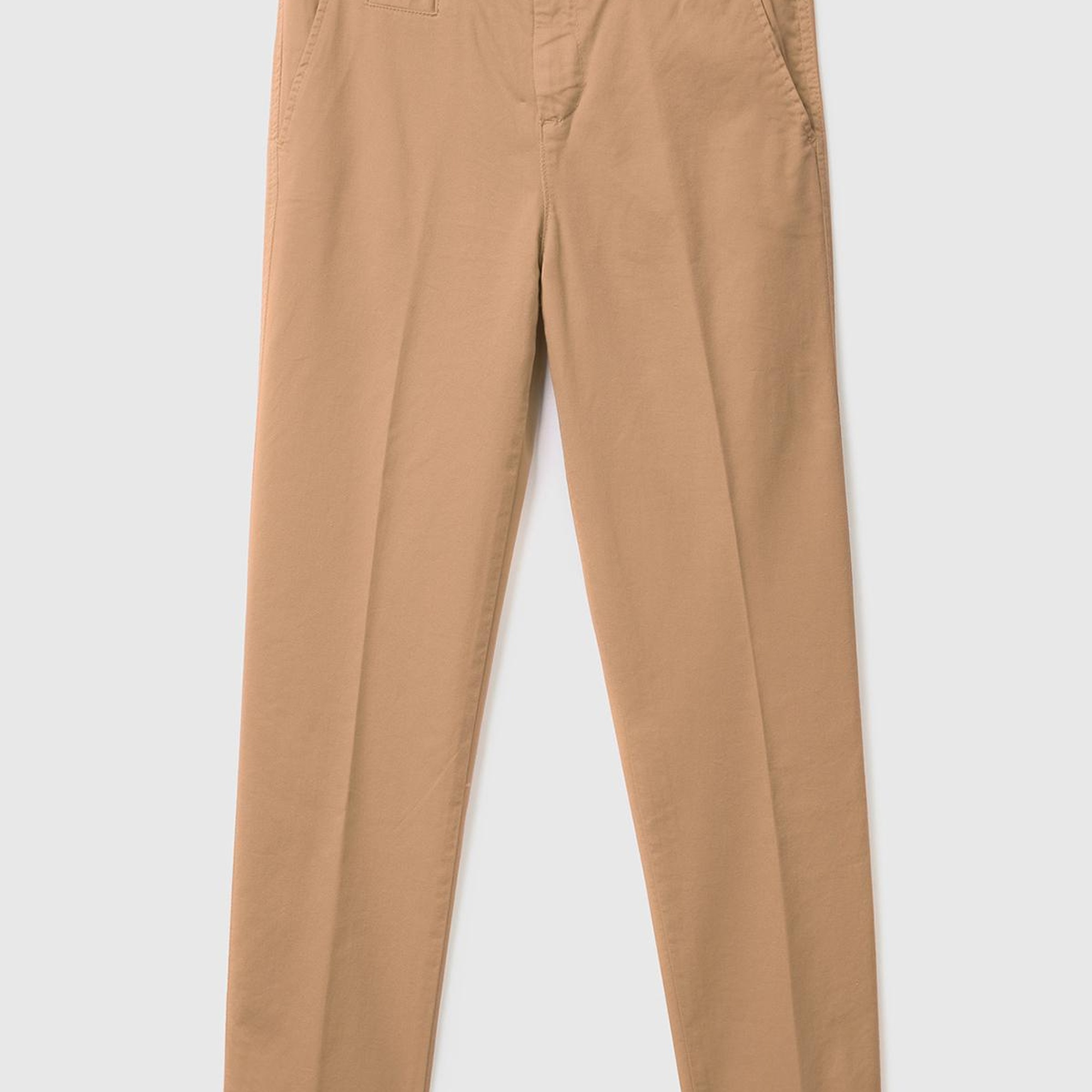 Kadın Vizon Elastanlı Basic Chino Pantolon