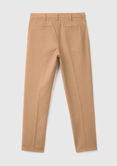  Kadın Vizon Elastanlı Basic Chino Pantolon