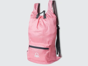  Unisex Toz Pembe Katlanabilir Sırt Çantası