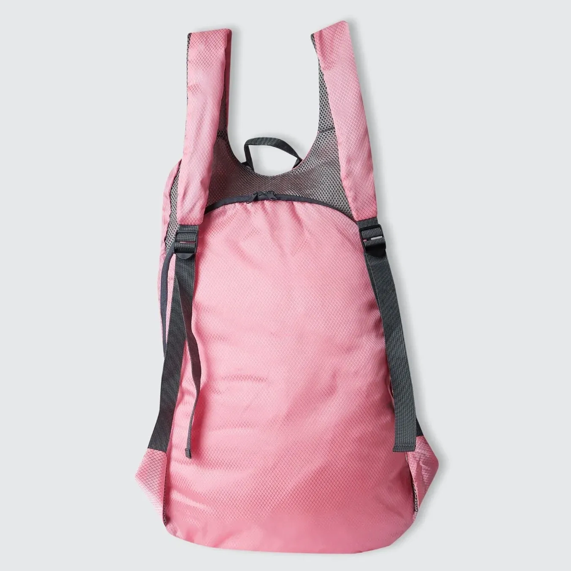 Unisex Toz Pembe Katlanabilir Sırt Çantası