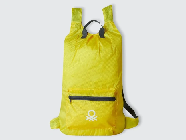  Unisex Sarı Katlanabilir Sırt Çantası