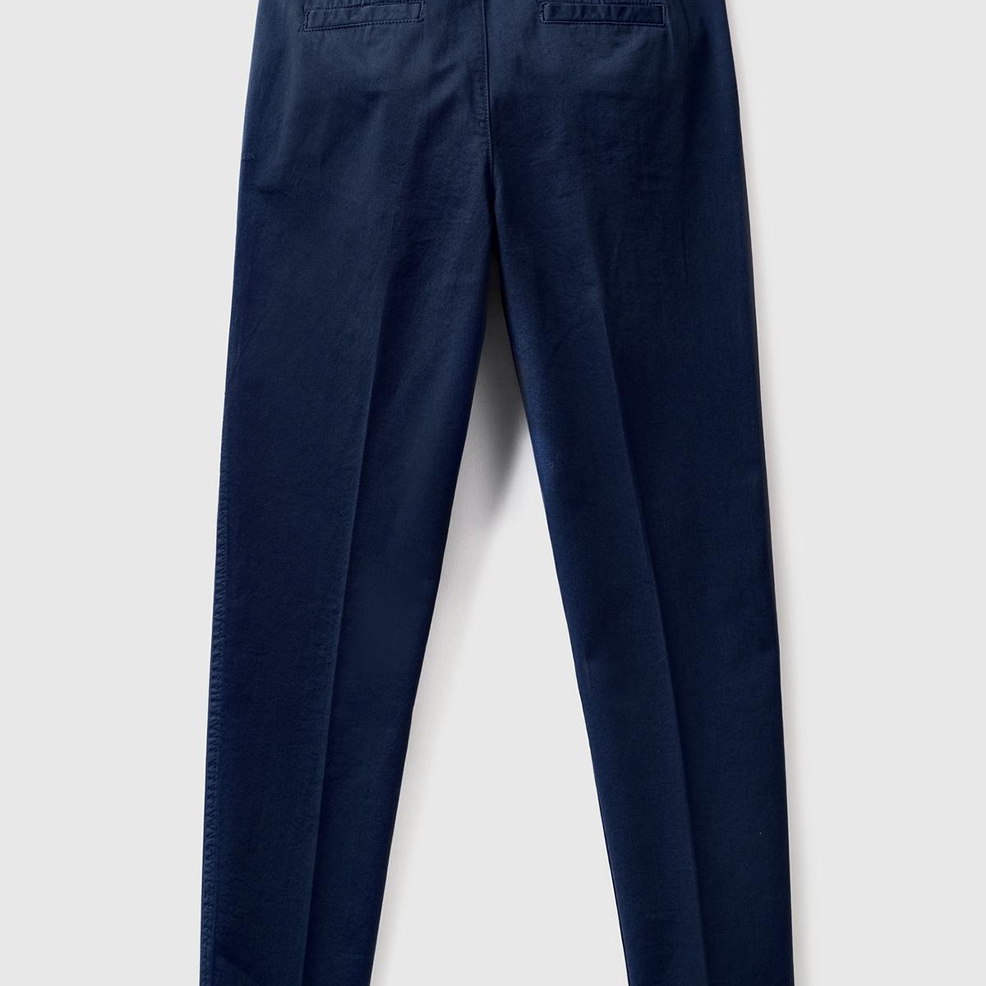 Kadın Lacivert Elastanlı Basic Chino Pantolon