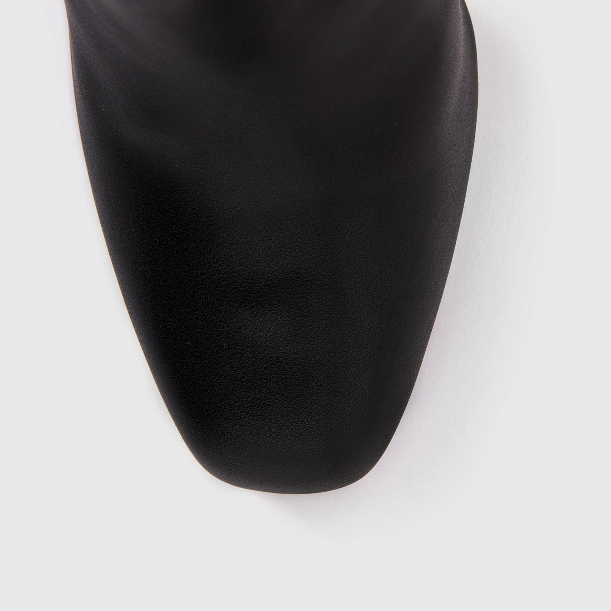 Kadın Siyah Suni Deri Uzun Çizme