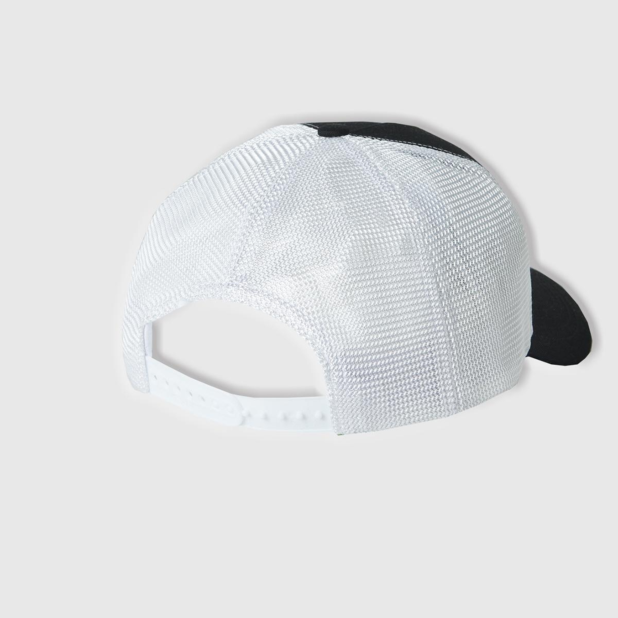 Erkek Siyah Pamuk Karışımlı 3D İşlemeli Arkası File Detaylı Şapka