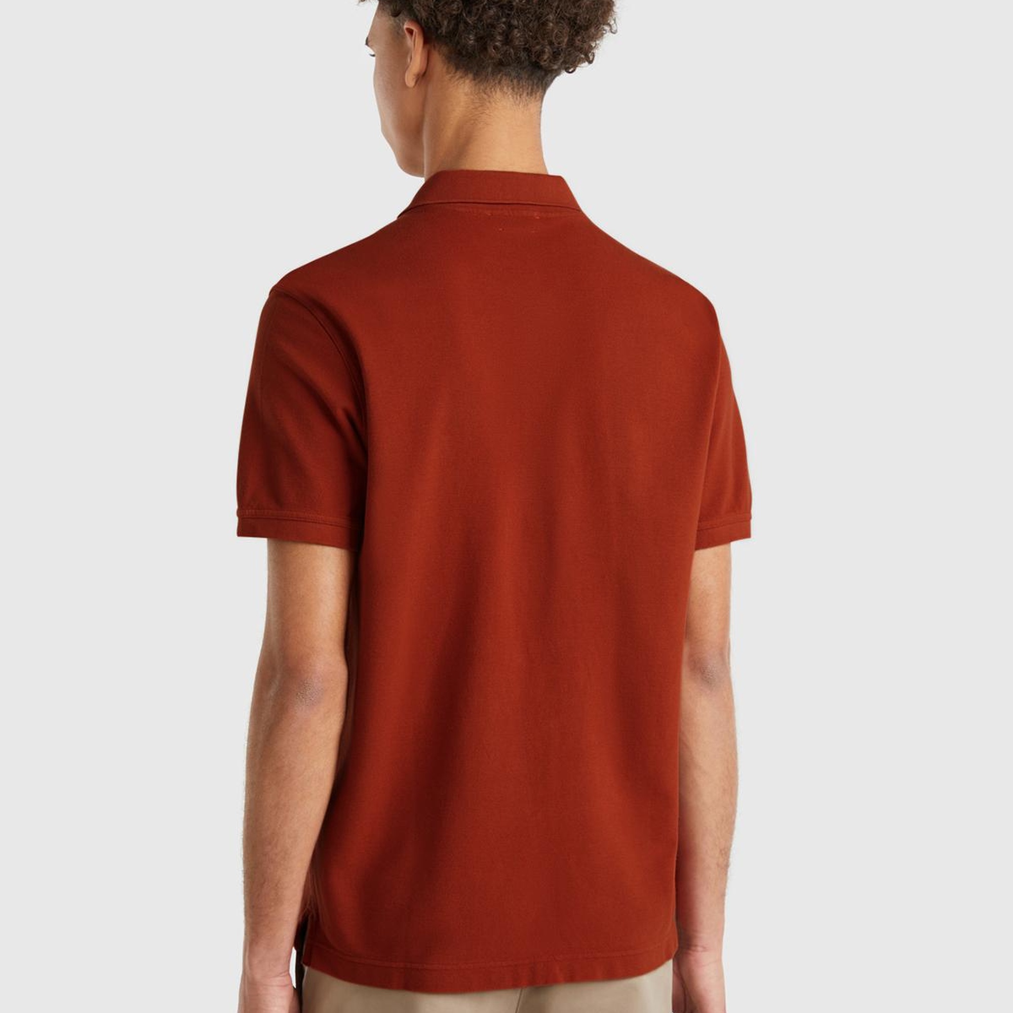 Erkek Kırmızı Regular Fit Kısa Kollu Polo T-Shirt