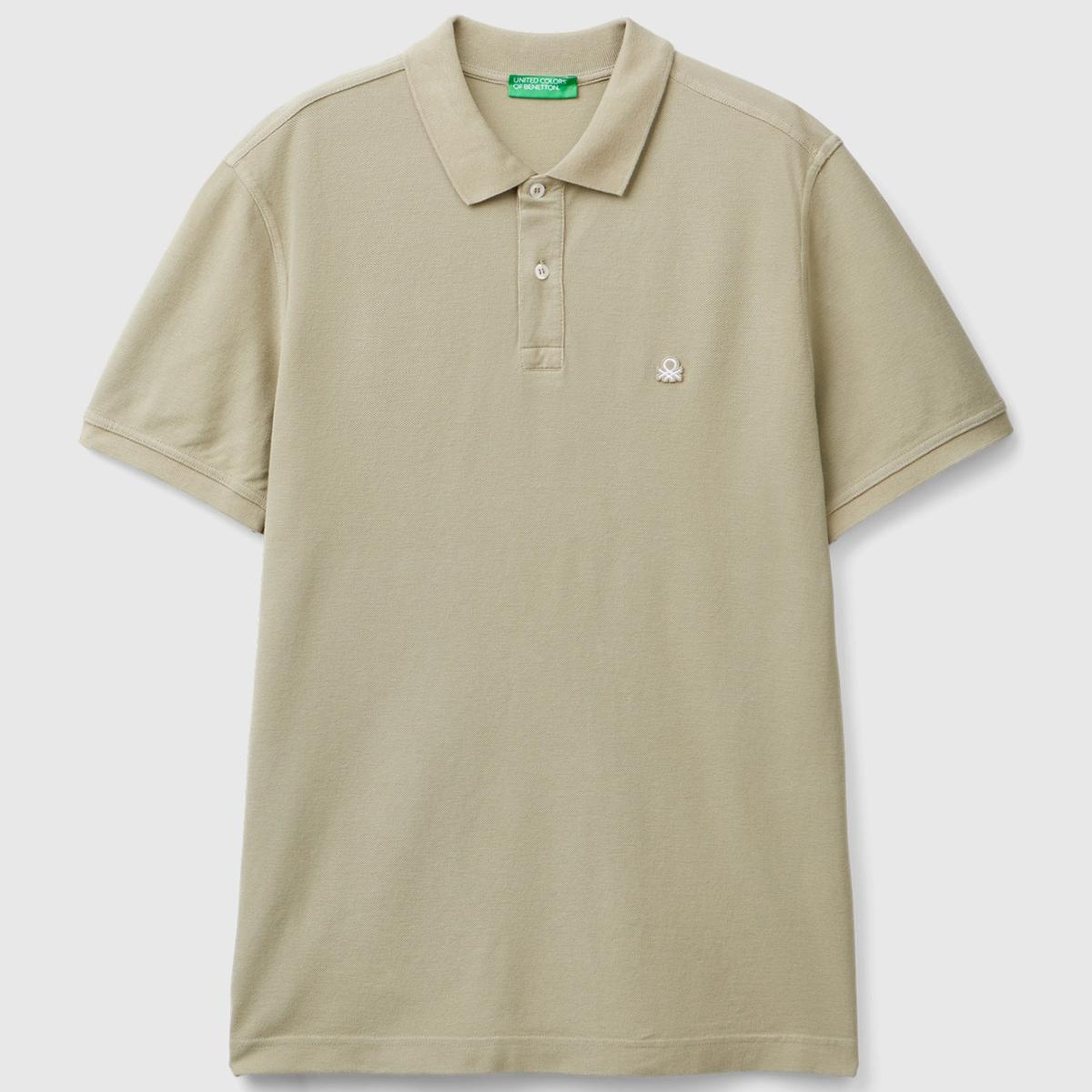 Erkek Bej Regular Fit Kısa Kollu Polo T-Shirt