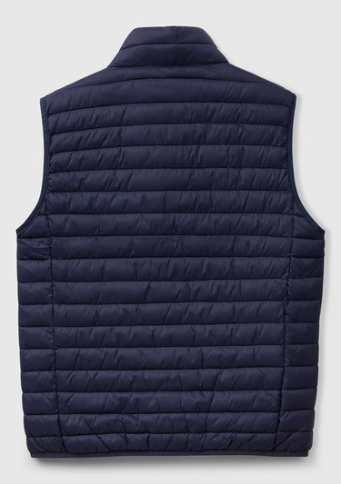  Erkek Lacivert Polyester Dolgulu Regular Fit Yelek