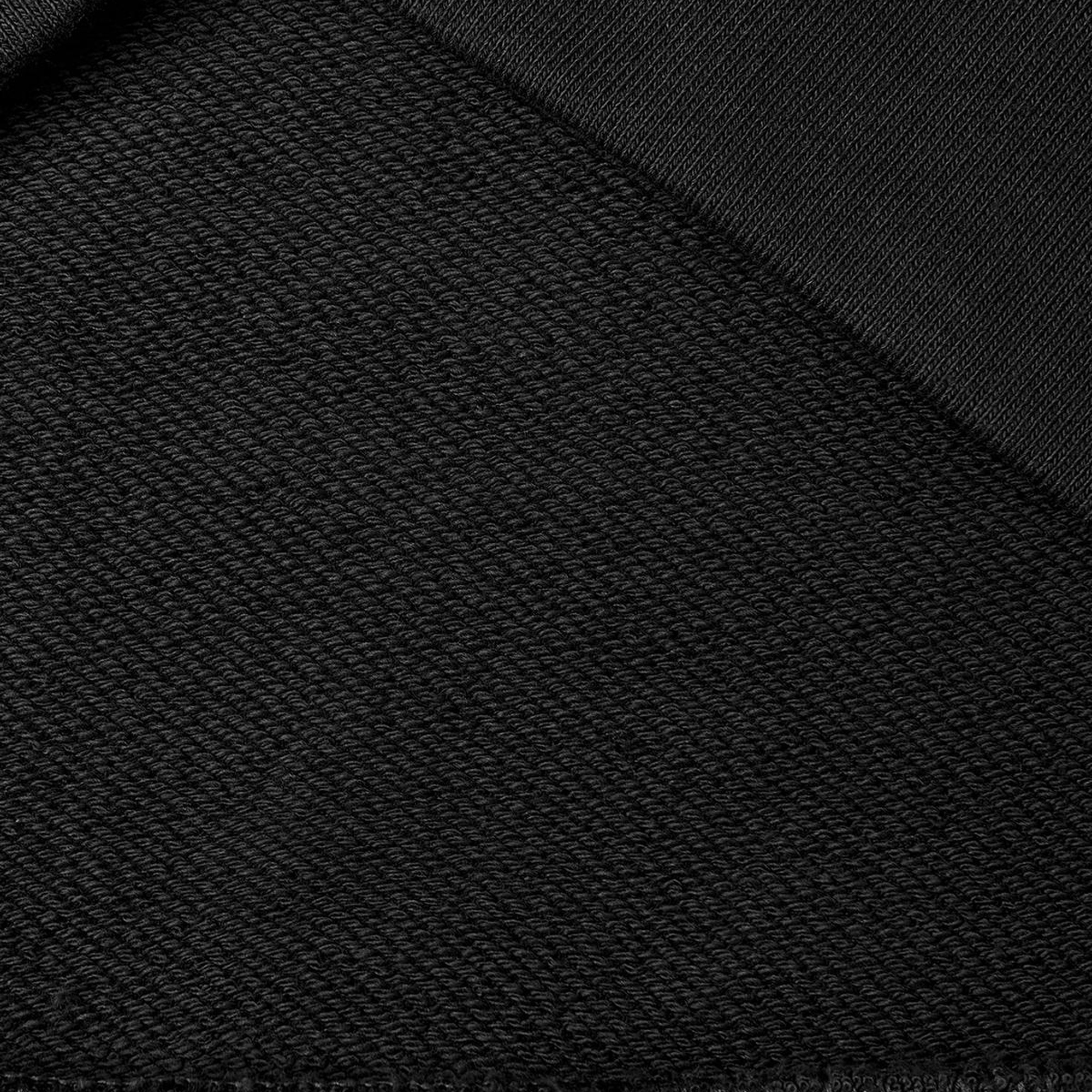 Kadın Siyah Logo Baskı Detaylı Kapüşonlu Relax Fit Sweatshirt