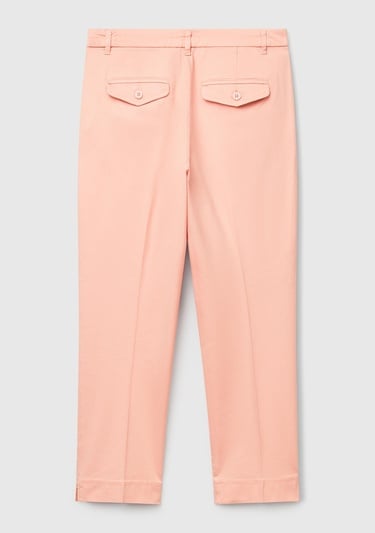  Kadın Pembe Mevsimlik Chino Pantolon