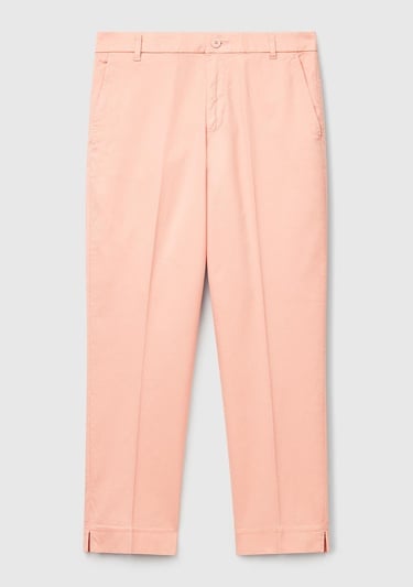  Kadın Pembe Mevsimlik Chino Pantolon