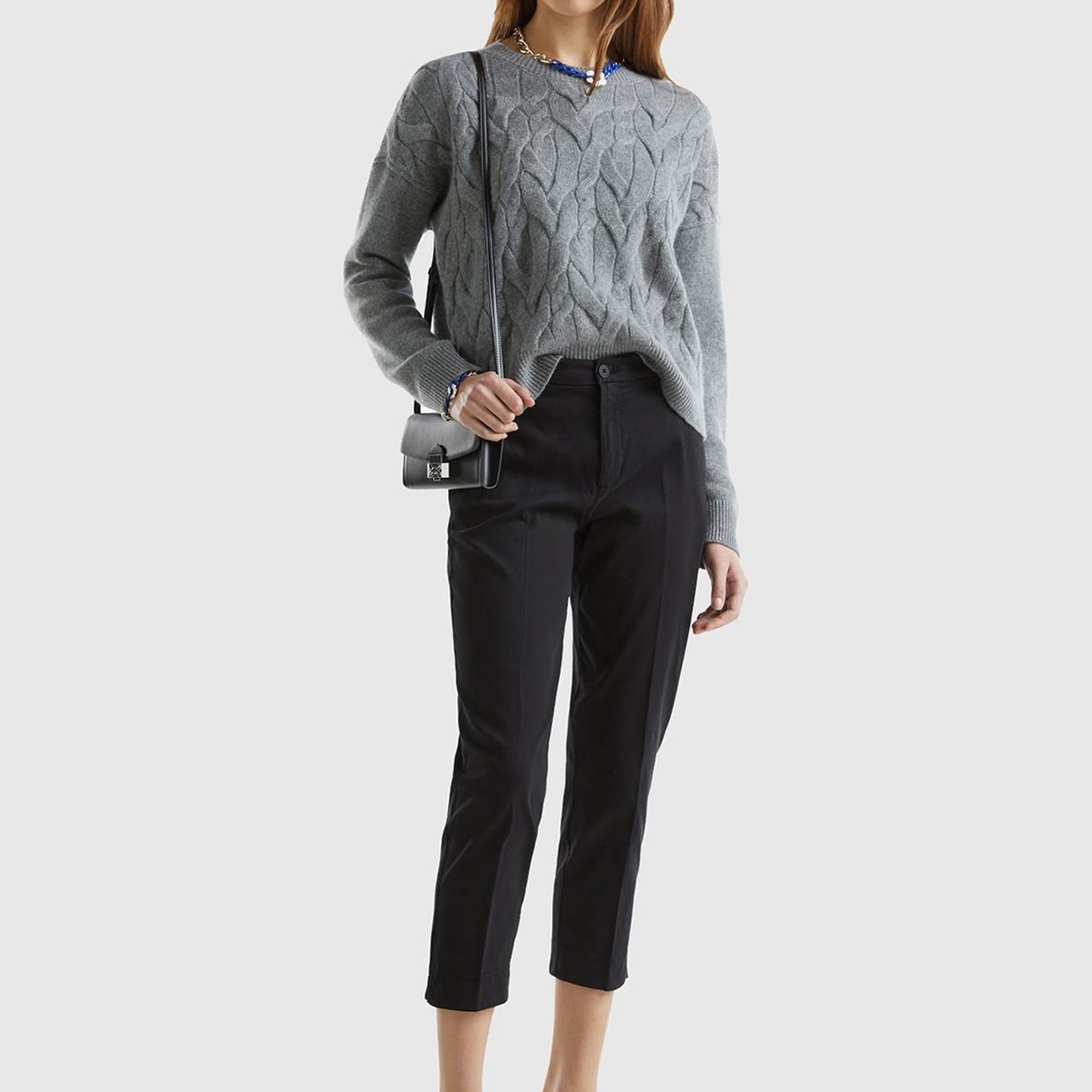 Kadın Siyah Mevsimlik Chino Pantolon