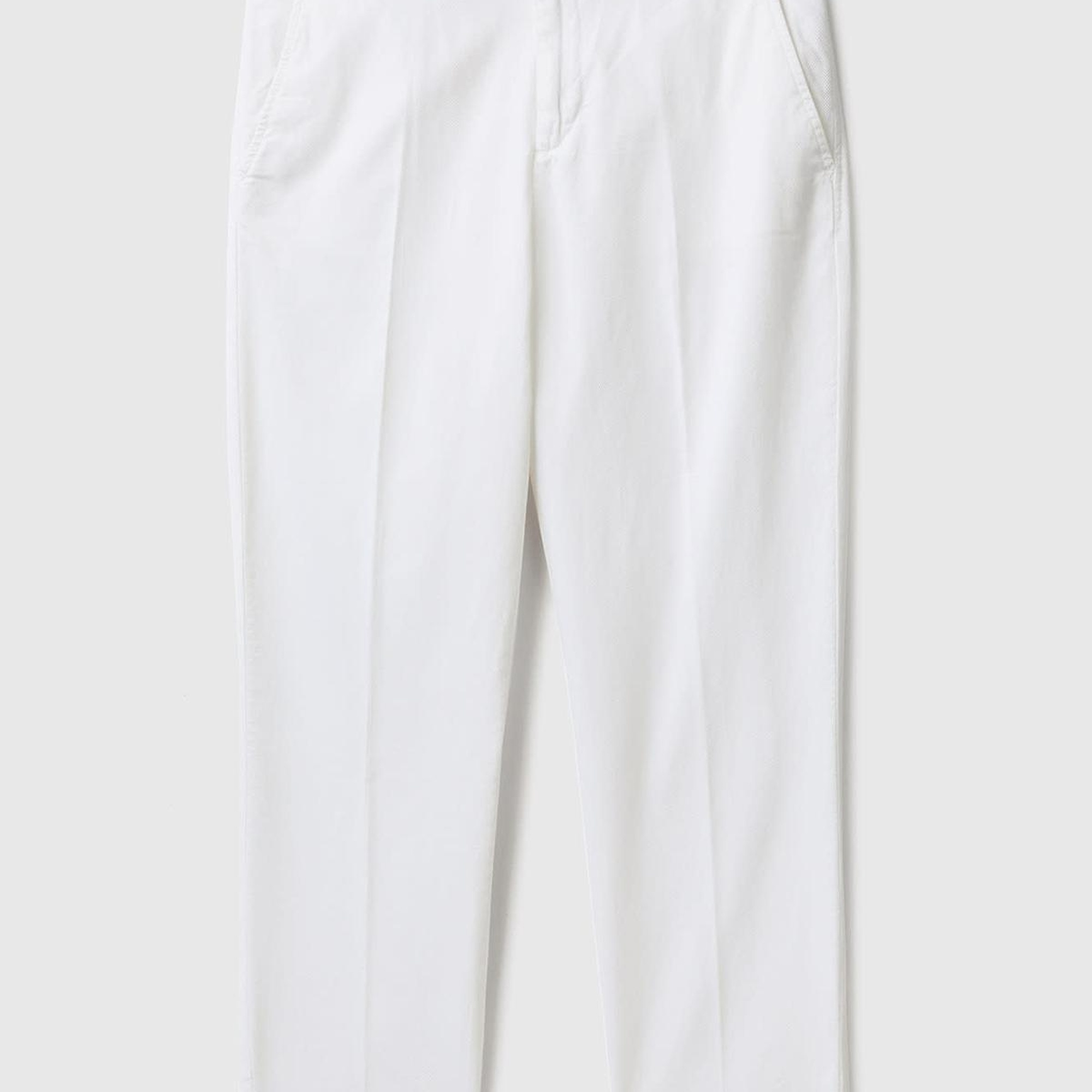 Kadın Beyaz Mevsimlik Chino Pantolon