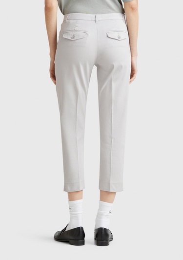  Kadın Gri Mevsimlik Chino Pantolon