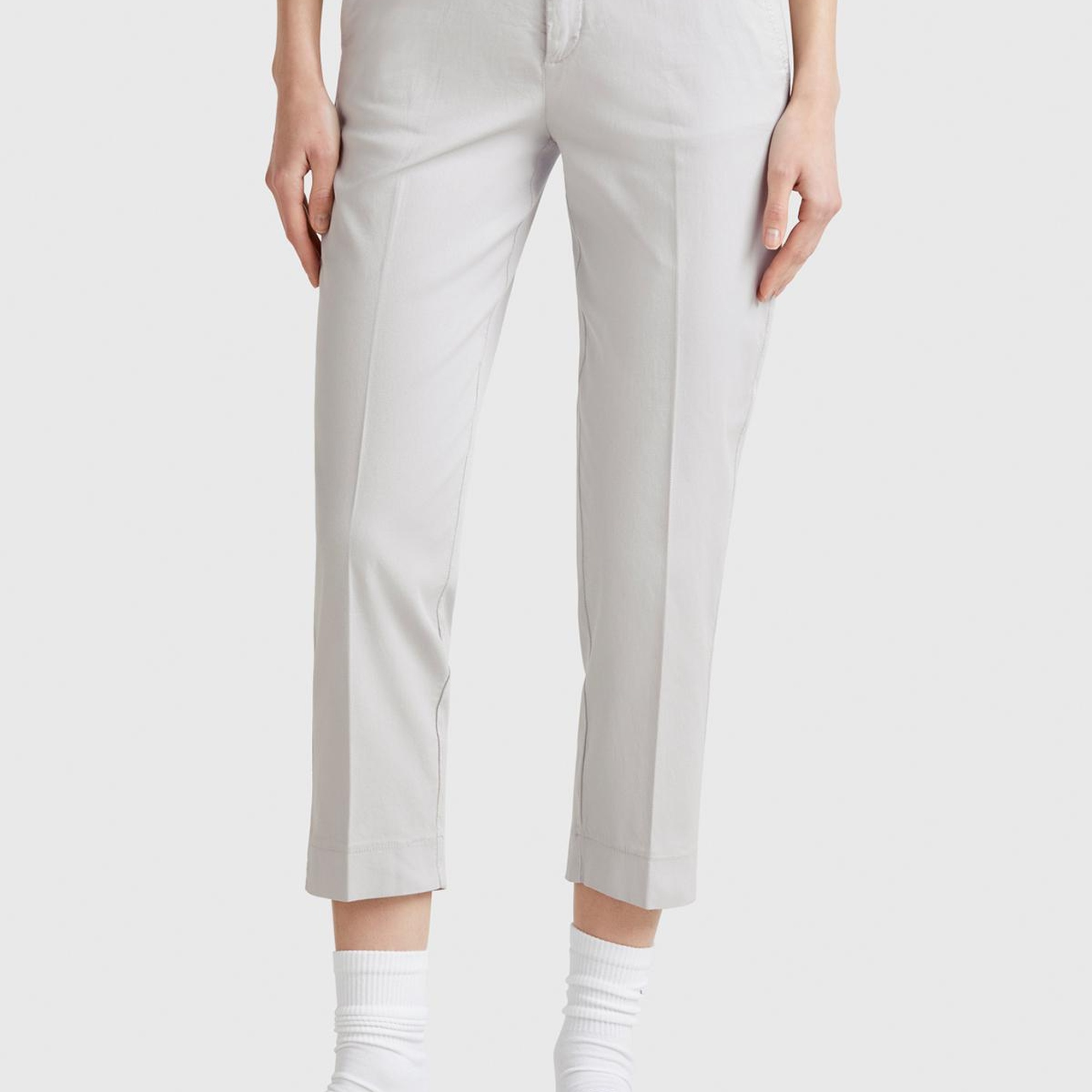 Kadın Gri Mevsimlik Chino Pantolon