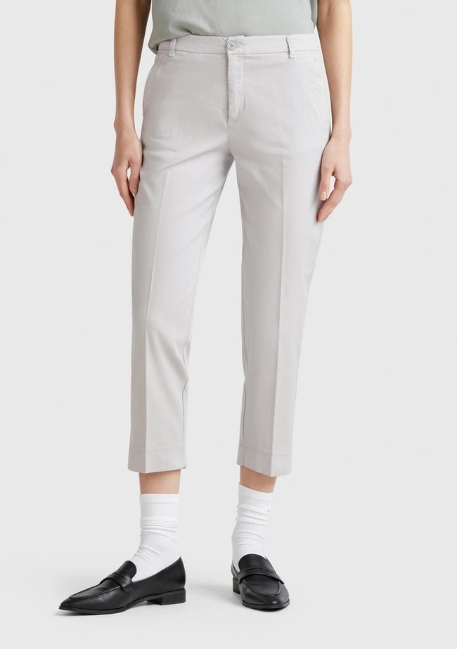  Kadın Gri Mevsimlik Chino Pantolon