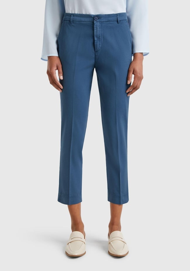  Kadın Denim Mevsimlik Chino Pantolon