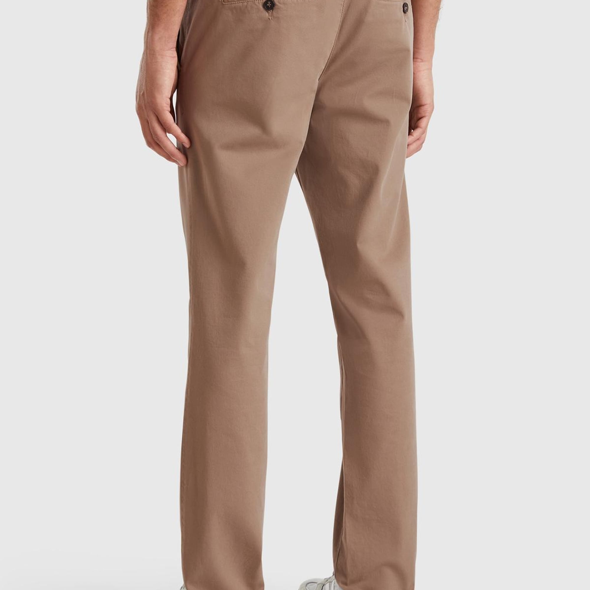 Erkek Kahverengi Slim Fit Chino Pantolon