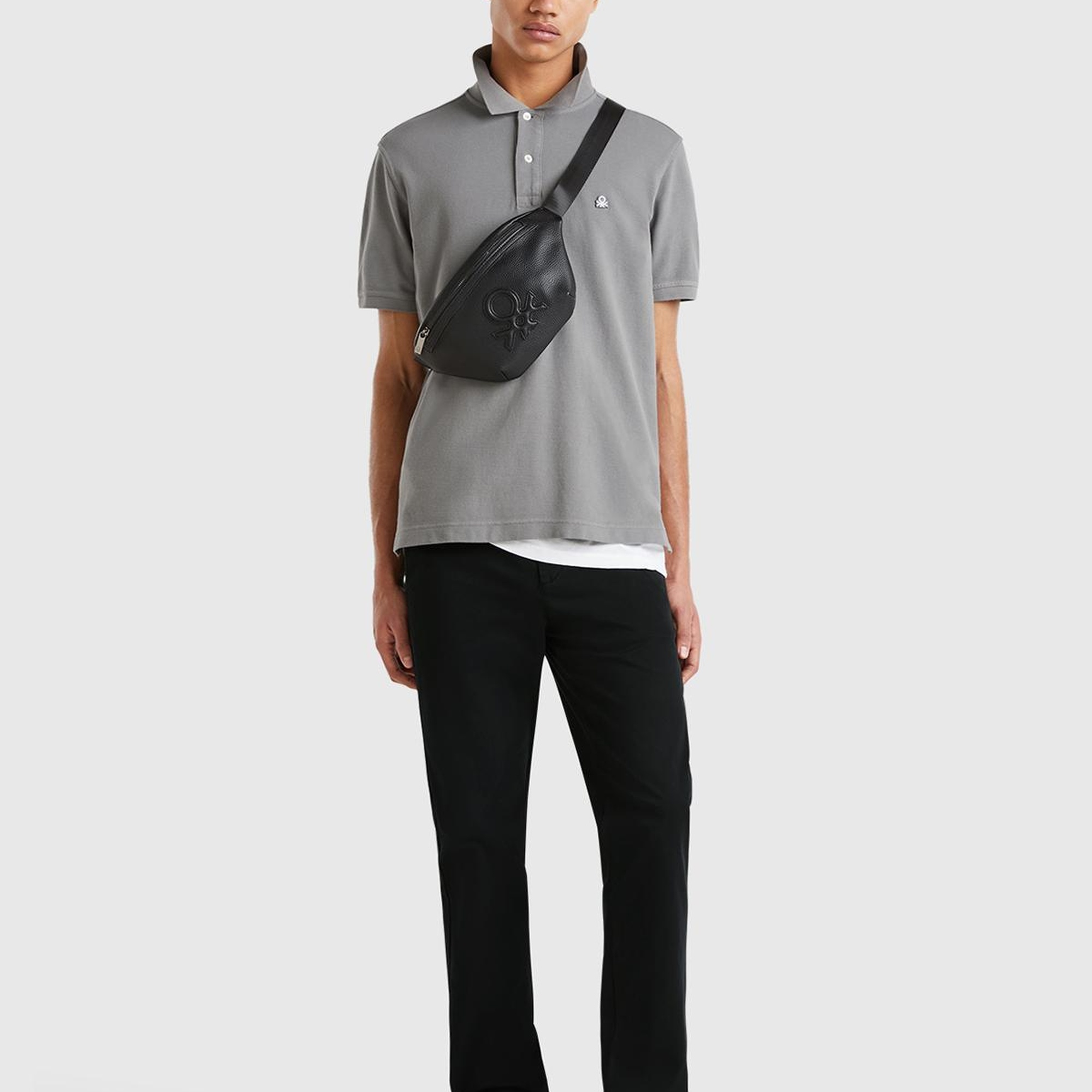 Erkek Siyah Slim Fit Chino Pantolon