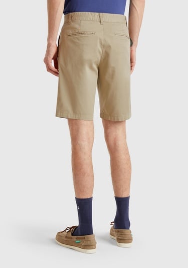  Erkek Haki Chino Bermuda