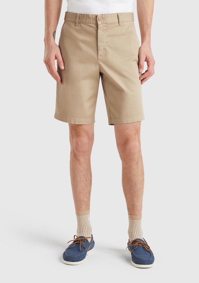  Erkek Bej Chino Bermuda