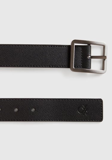  Erkek Siyah Çift Taraflı Kemer-BELT