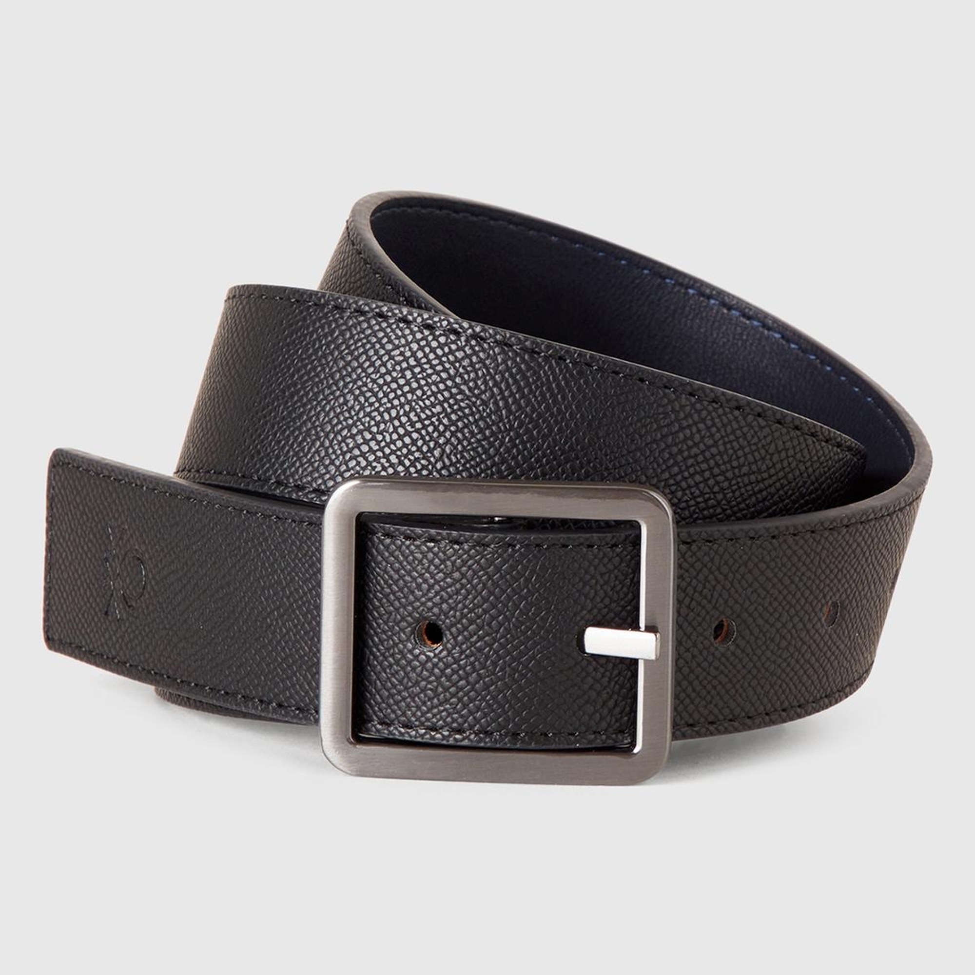 Erkek Siyah Çift Taraflı Kemer-BELT