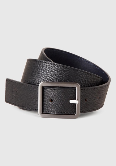  Erkek Siyah Çift Taraflı Kemer-BELT