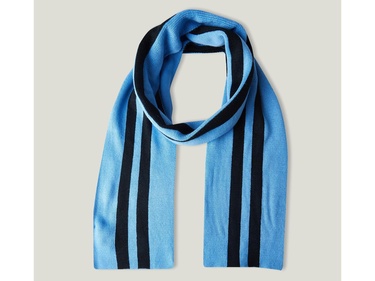  Erkek Çocuk Mavi Çizgili Atkı