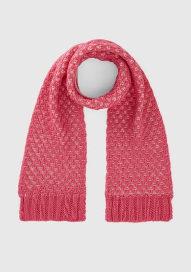  Kız Çocuk Fuşya Atkı