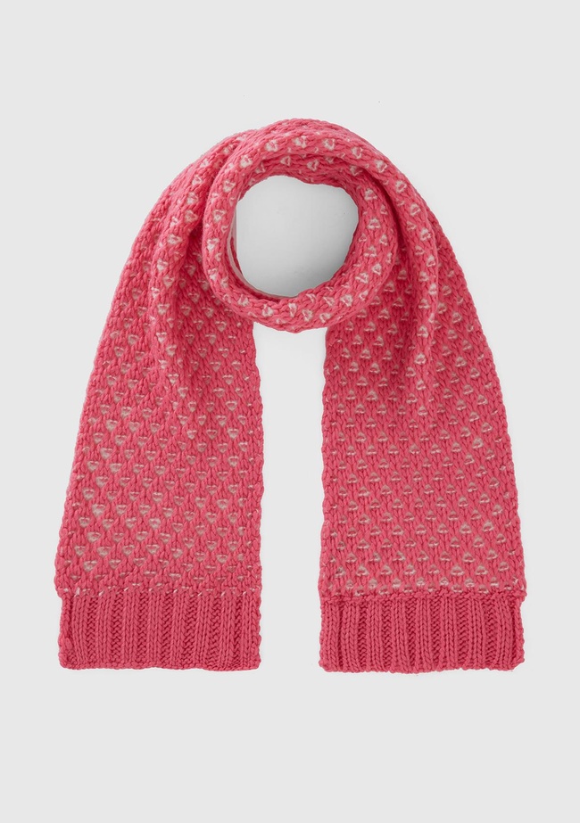  Kız Çocuk Fuşya Atkı