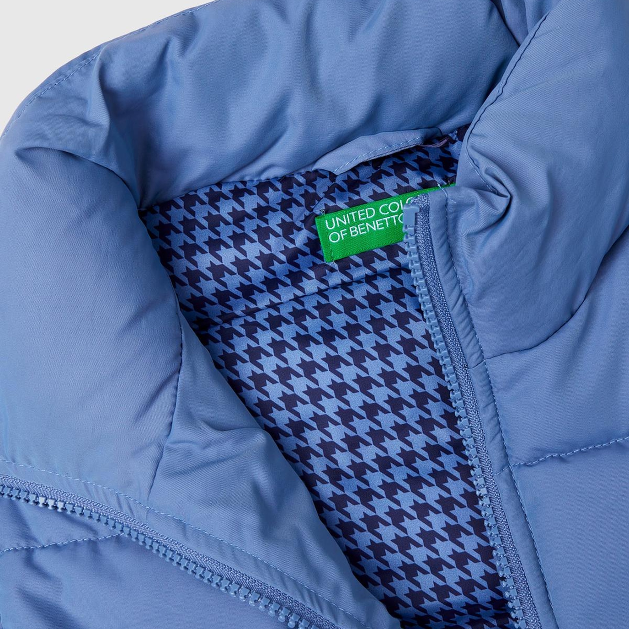 Erkek Çocuk Havacı Mavi Ceplerinde Düğme Detaylı Pufa Yelek