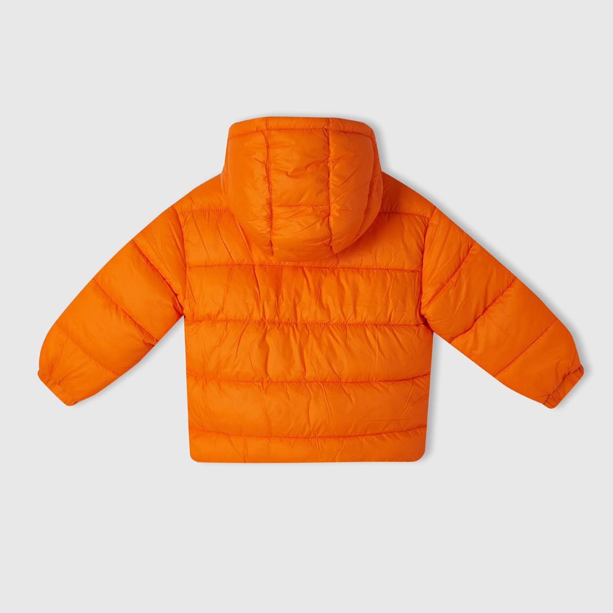 Erkek Çocuk Turuncu Benetton Logo İşlemeli Mont