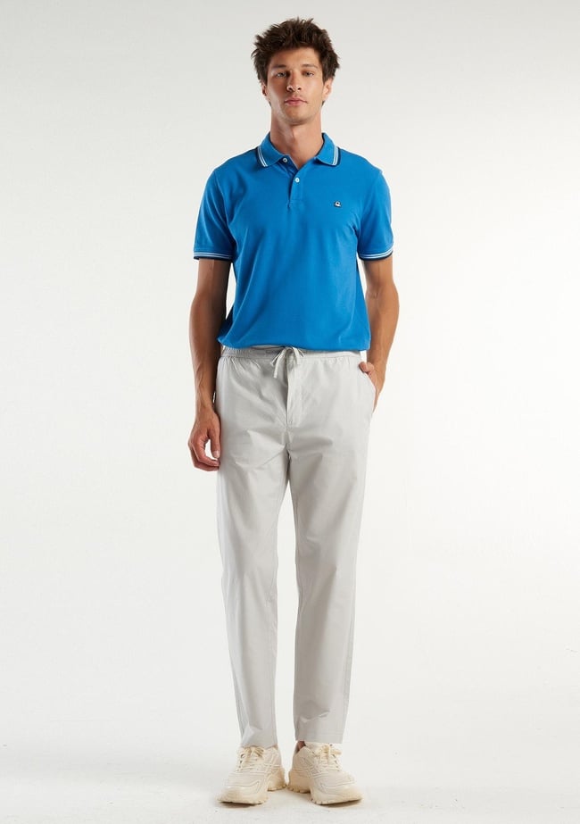  Erkek Kemik %100 Pamuk 4 Cepli Beli Büzgülü İpli Pantolon