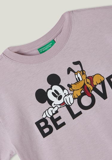  Erkek Çocuk Gül Kurusu Disney Baskılı T-Shirt