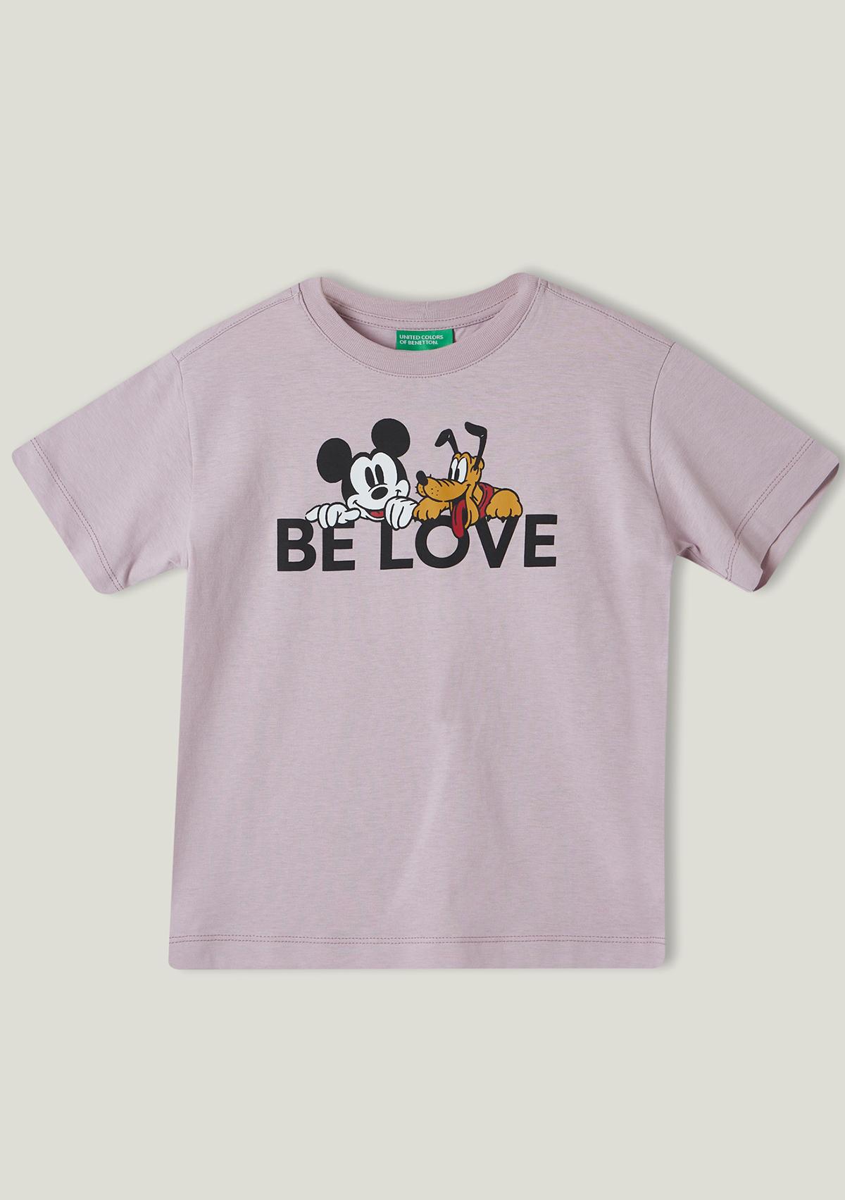  Erkek Çocuk Gül Kurusu Disney Baskılı T-Shirt
