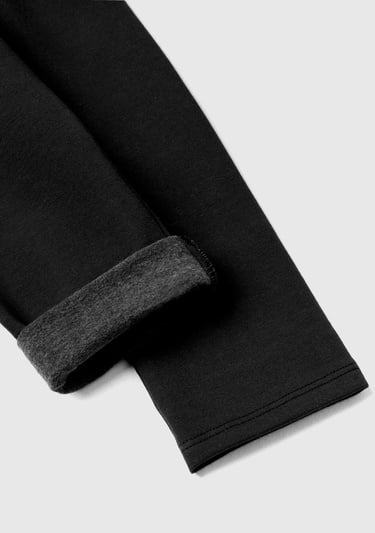  Kız Çocuk Siyah Benetton Logolu Tayt