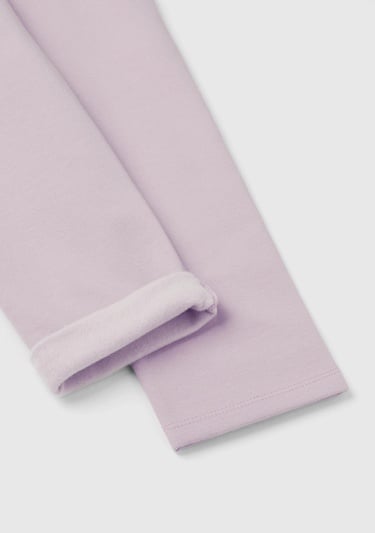  Kız Çocuk Gül Kurusu Benetton Logolu Tayt