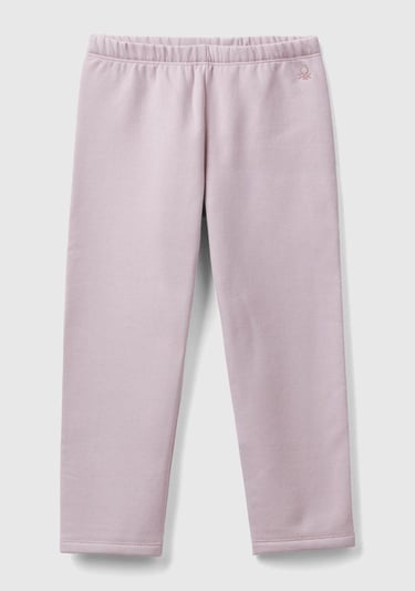  Kız Çocuk Gül Kurusu Benetton Logolu Tayt