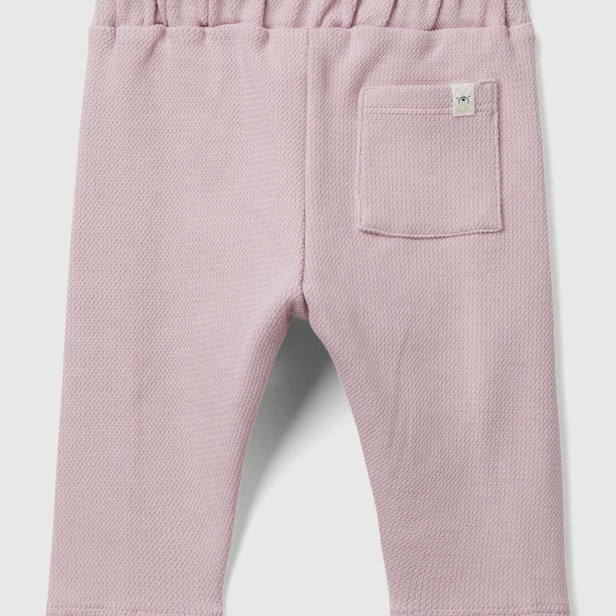 Bebek Gül Kurusu Beli Lastikli Eşofman Altı