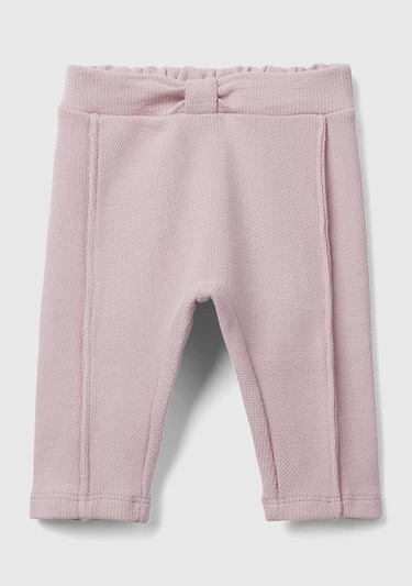  Bebek Gül Kurusu Beli Lastikli Eşofman Altı