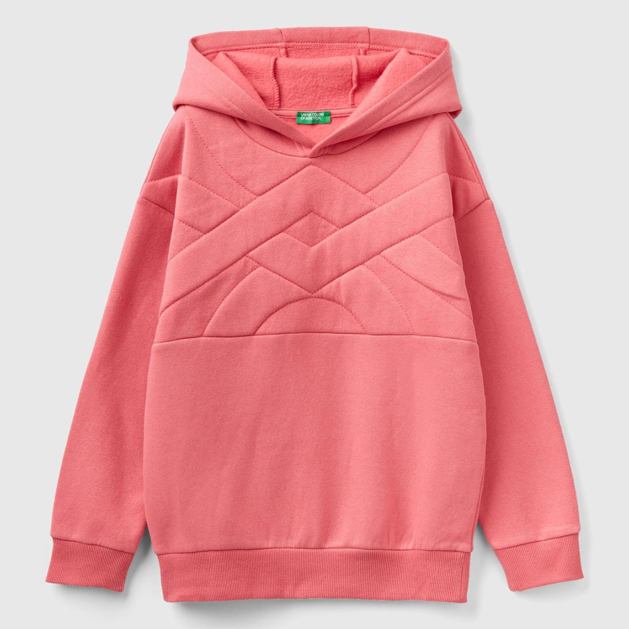 Erkek Çocuk Fuşya Logo işlemeli Sweatshirt