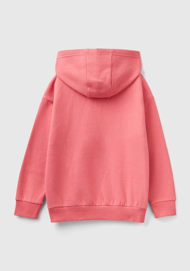  Erkek Çocuk Fuşya Logo işlemeli Sweatshirt