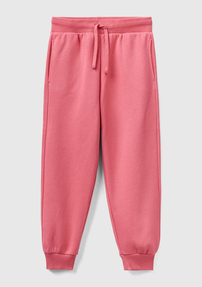  Erkek Çocuk Fuşya Belden Bağlamalı Lastikli Eşofman Altı